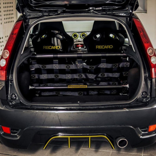 Clubsport Komplettset V1 - Strebe mit Netz und Teppich für Ford Fiesta ST MK6