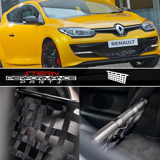 Clubsport Set V1 - Strebe mit Netz für Renault Megane 3 RS